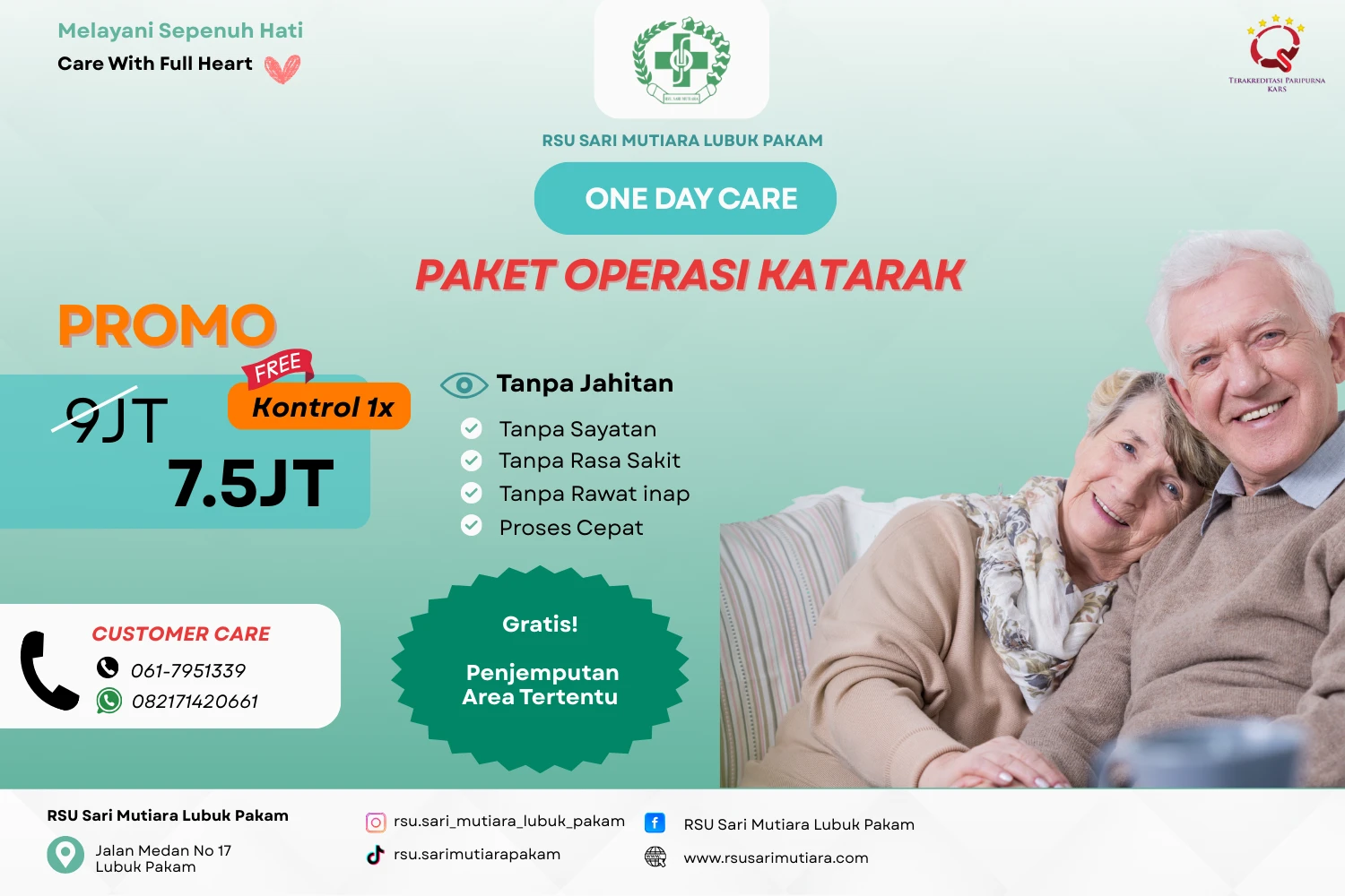 Paket Operasi Katarak/Phaco